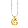 Ornament 26 English Letters Pendant Necklace Minority All-match Gold Plated Hip Hop Clavicle Chain