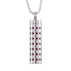 Cylinder Love Aromatherapy Pendant Perfume Essential Oil Stainless Steel Necklace