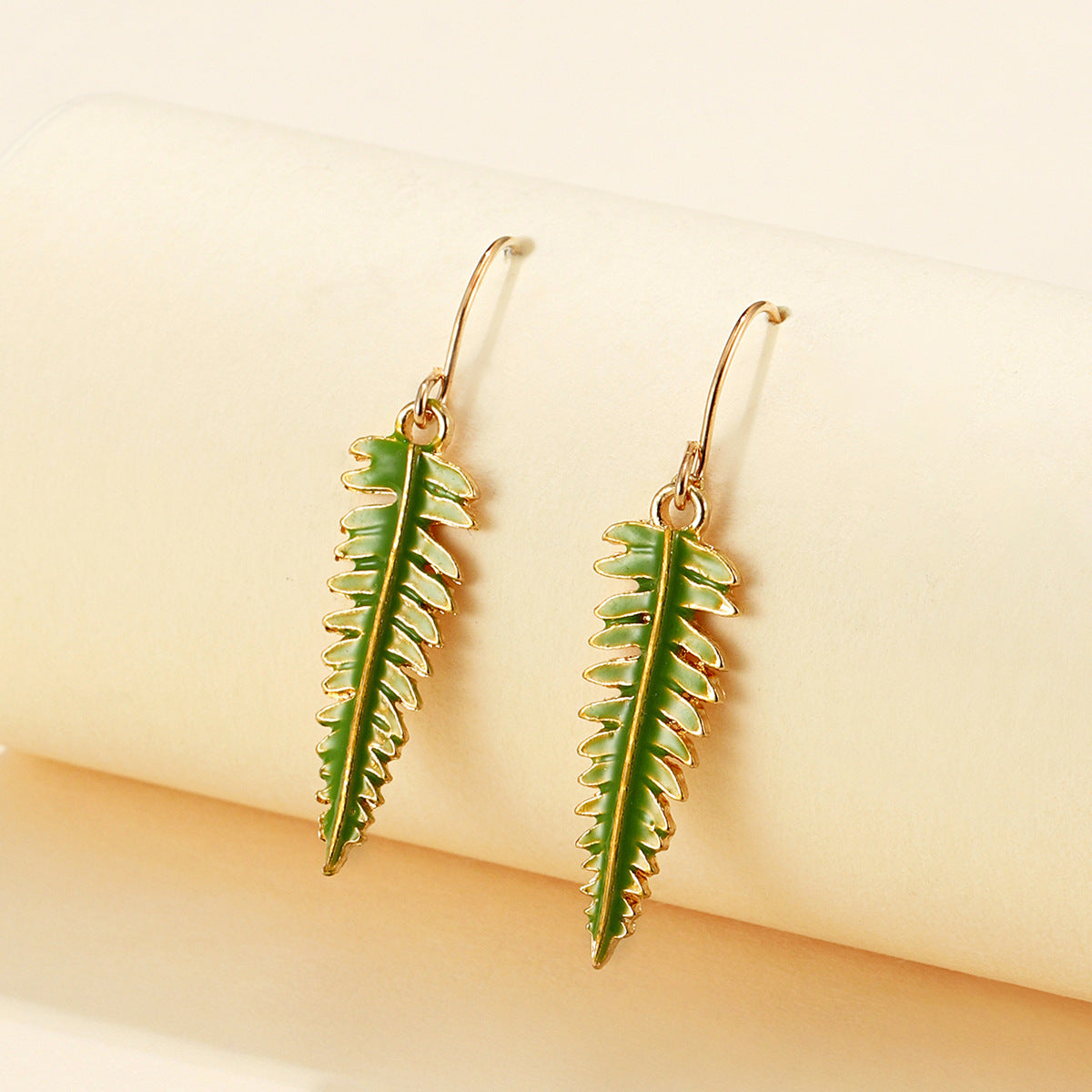 Women's Bohemian Fern Leaf Shaped Earrings