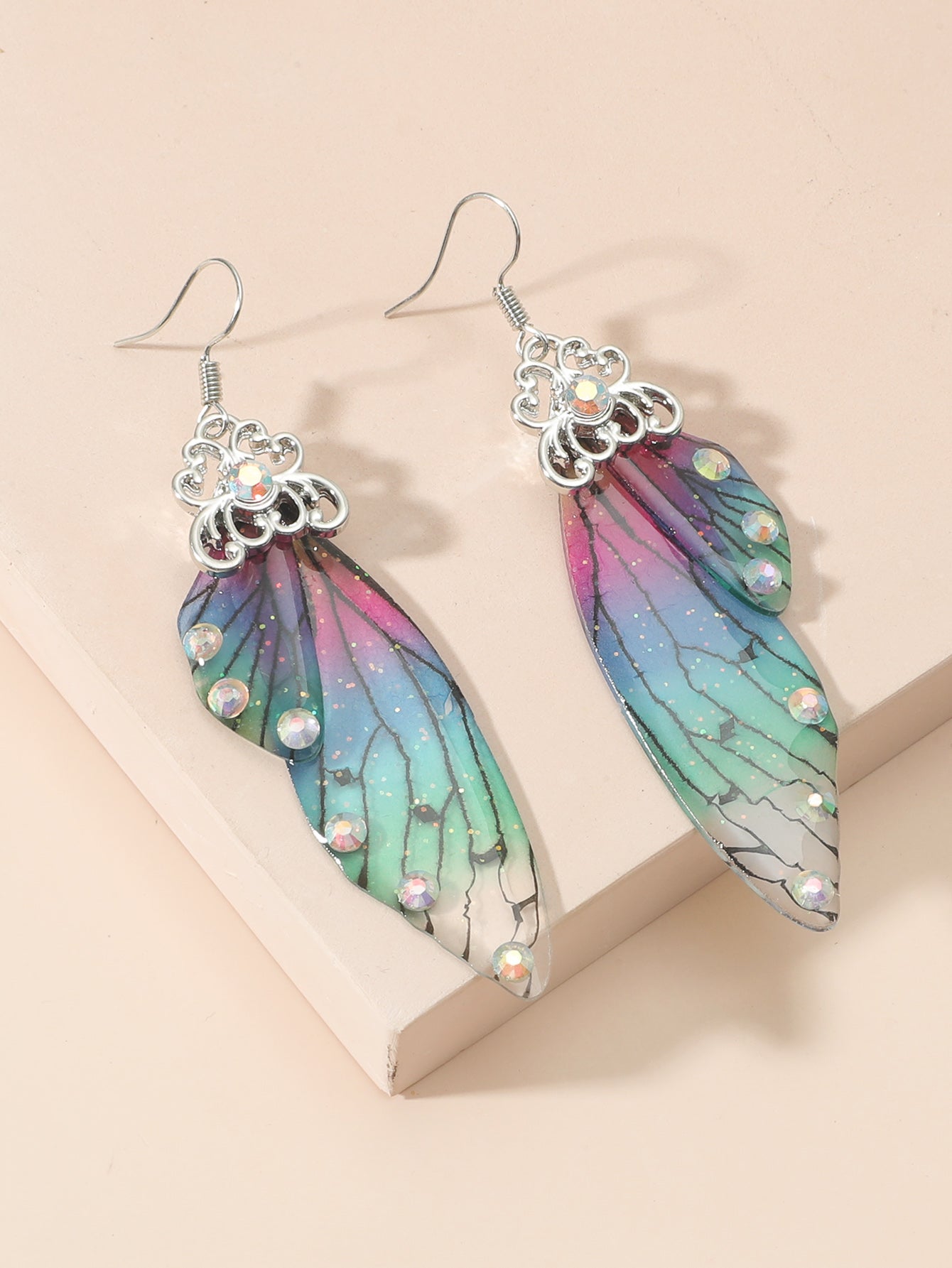 Cicada Wings Wings Earrings Temperament Super Fairy Butterfly Earrings