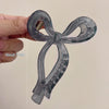 Acrylic Bow Claw Clip