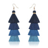 Women's Fashion Multi-layer Tassel Earrings