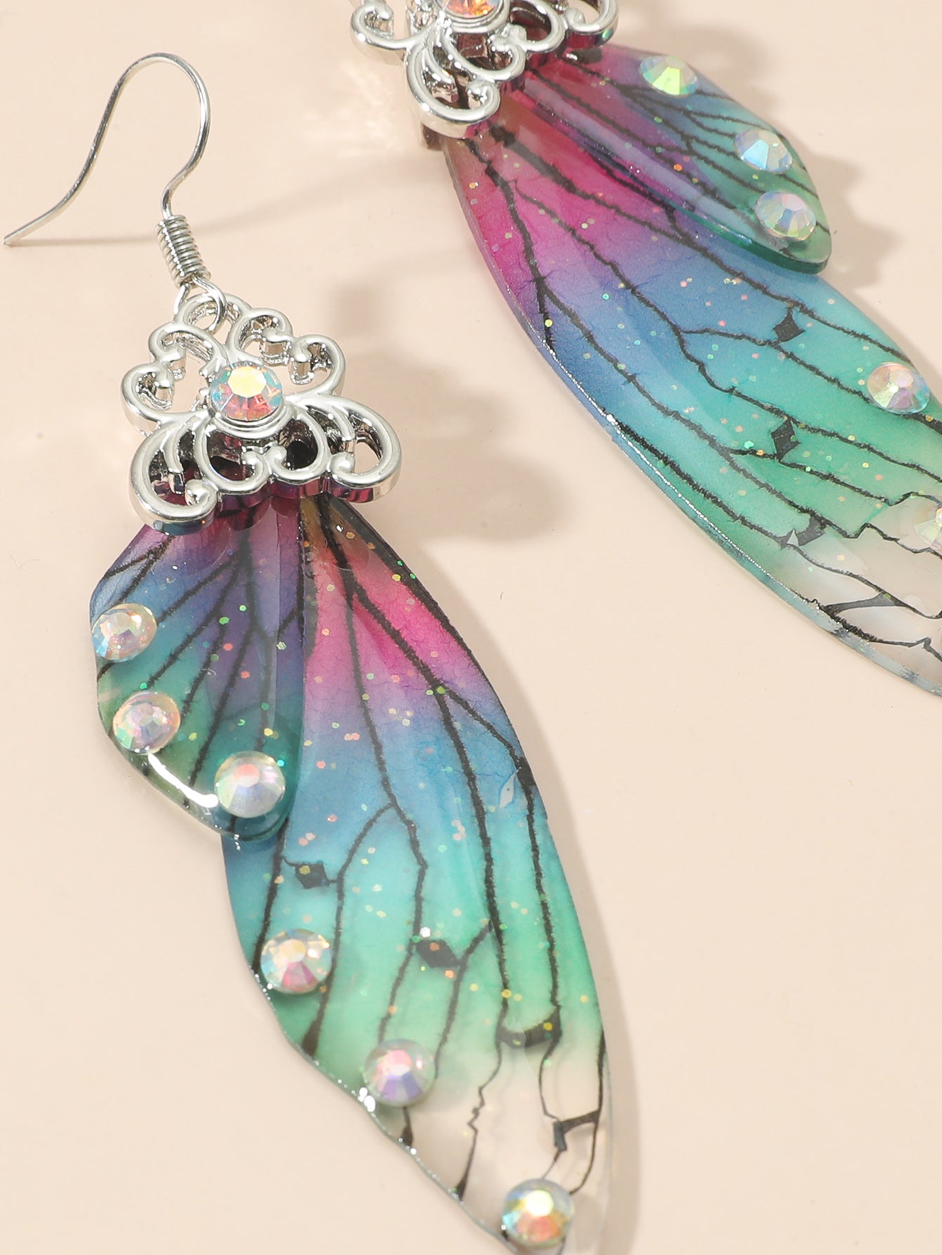 Cicada Wings Wings Earrings Temperament Super Fairy Butterfly Earrings