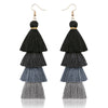 Women's Fashion Multi-layer Tassel Earrings