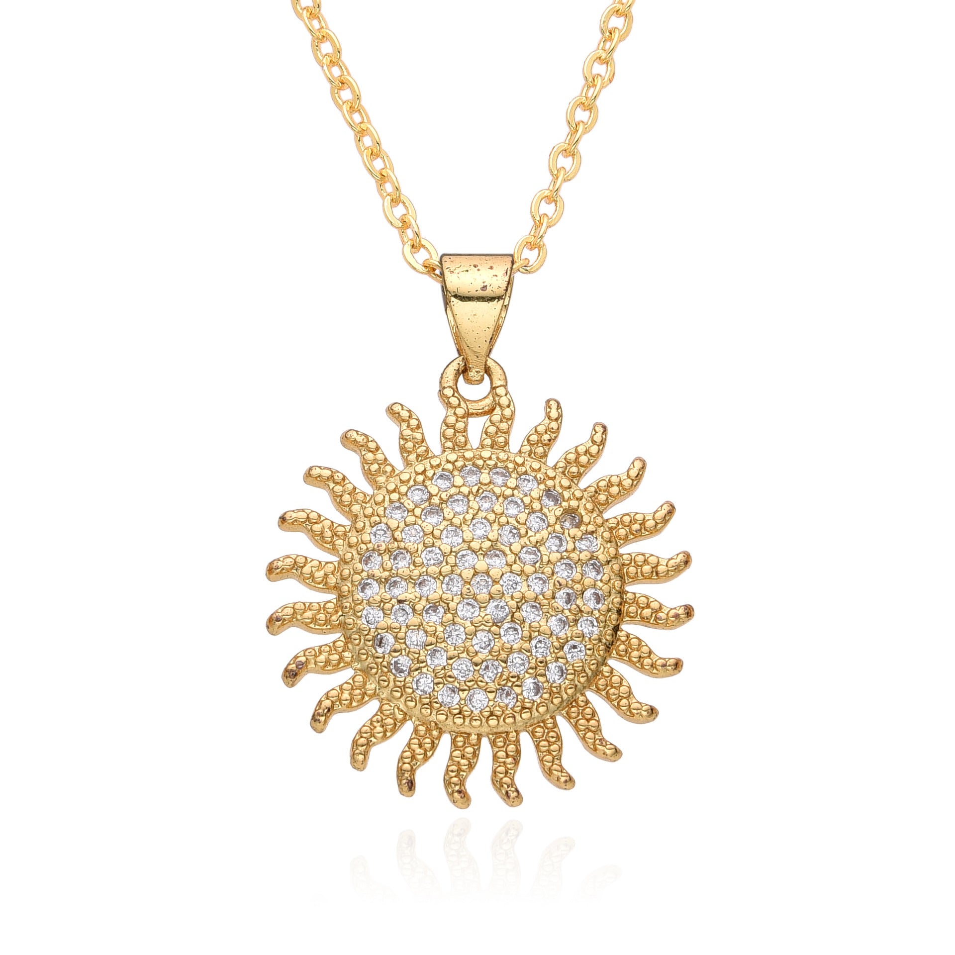 Fashion Personalized Sun Sunflower Women's Necklace