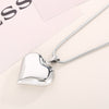 Gold Sliver Hollow Heart-shaped Necklace Ins Simple Versatile Personalized Love Necklace For Women's Jewelry Valentine's Day
