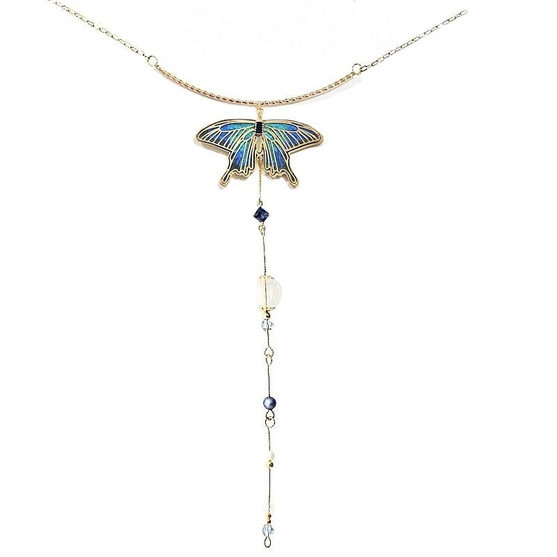 Niche Necklace Design Super Fairy Wings Cold