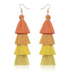 Women's Fashion Multi-layer Tassel Earrings