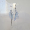 Design Super Fairy Butterfly Dragonfly Wings Long Tassel Earrings