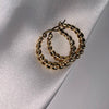 Versatile Circle French Vintage Twist Earrings