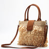 Women's Woven Hand One Shoulder Messenger Bag