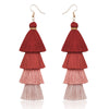 Women's Fashion Multi-layer Tassel Earrings