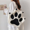 Large Capacity Cute Cat Claw Bags Creative Girl's Backpack Ins