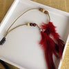 Indian Feather Tassel Hair Piece