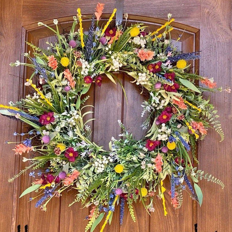 Fashion Simple Home Simulation Wildflower Wreath