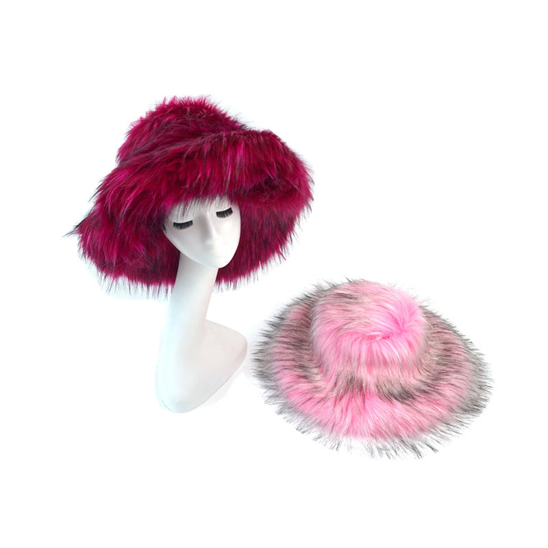 Imitation Raccoon Fur Punk Hat